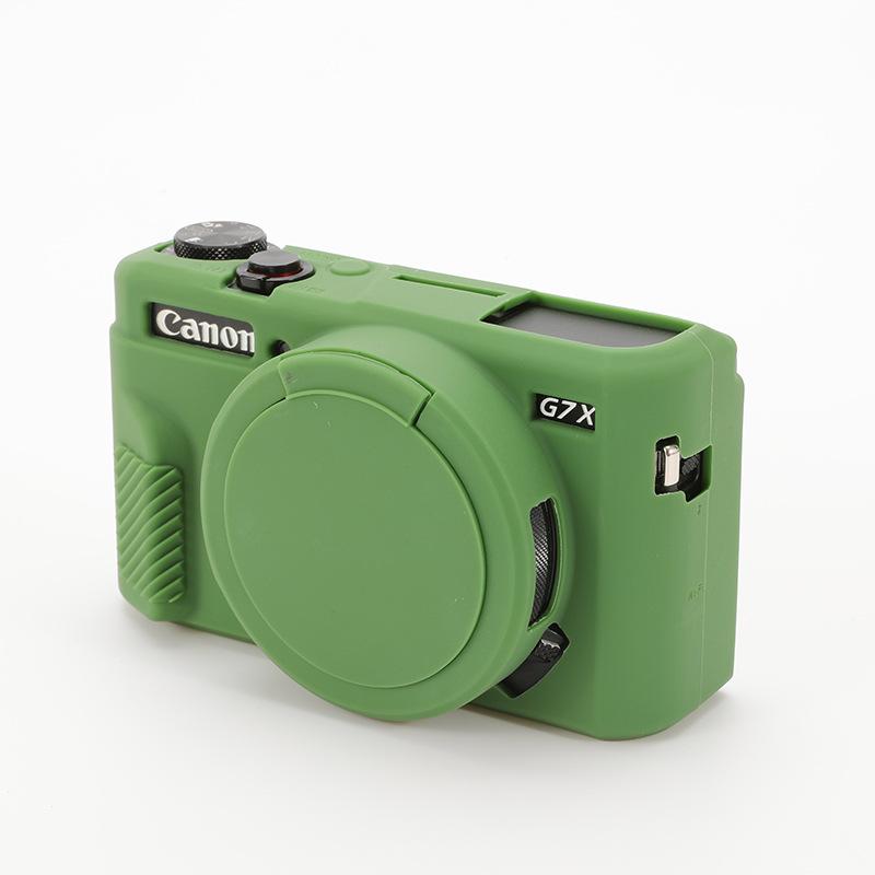 Silicone Case for Canon PowerShot G7X Mark II - Protective Soft Shell Cover & Camera Bag