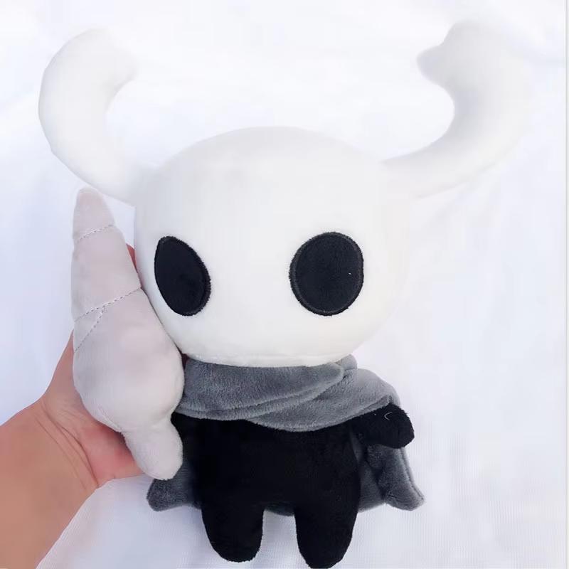 Cute Hollow Knight Plush Toys Game Character Ghost Figure Doll for Birthday Gift Boys Room Decor Collectible Item Easter Gift