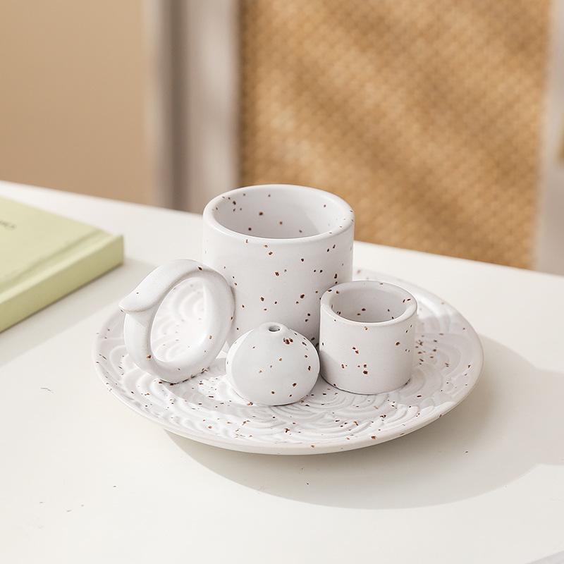 

New Sage Burner Tray Candle Holder Peru Palo Santo Creative Luxury Candle Stand Decor белый