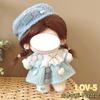 20Cm Cotton Doll Clothes Cute Dress Lolita Vintage Doll Clothes For Plush Doll Idol Dolls For Cotton Stuffed Dolls  Accessories