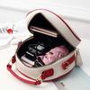 Litchi Pattern Contrast Cherry Small Purse and Handbags New Womens Sling-shoulder Crossbody Mobile Phone Bag CLE