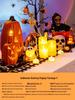 Halloween Glow-in-the-Dark Pumpkin Lantern Set for Party Decorations