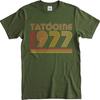Vintage summer For him t shirt Tatooine 1977 Retro Design Print Short Sleeve Relaxed Fit Round Neck Teeshirt men cotton t shirt