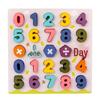 Macaron Color Wooden Alphabet & Number Puzzle for Children's Early Education, Ages 3-6