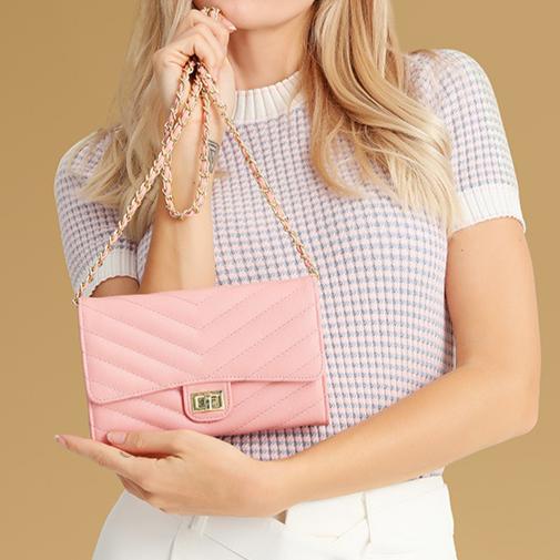 

Chain Bag Fashionable Single Shoulder Bag Phone Bag Mini Versatile Crossbody Bag 19.5x2.5x12.5cm бежевий