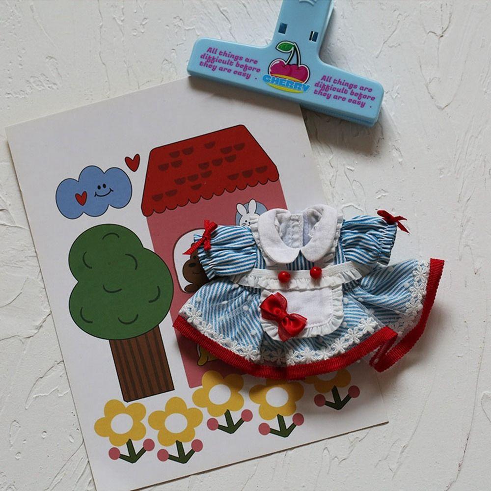 Cute Doll Lovely Clothes Lolita Plush Dolls Clothes Fashion Dresses Skirt  For 10cm Cotton Doll