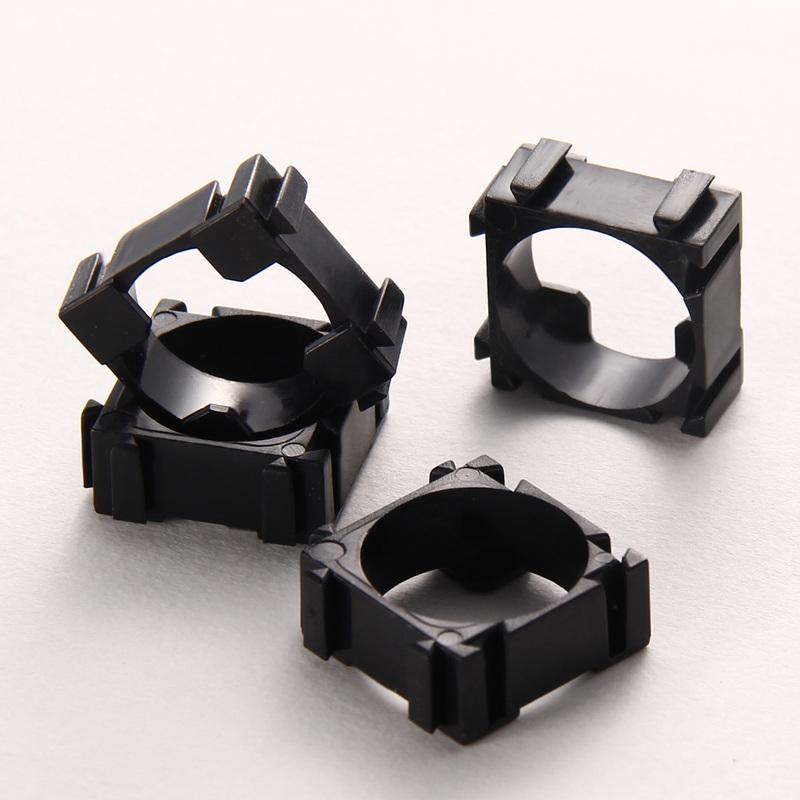 100-500pcs 18650 Lithium Battery Holder Hard Shell Anti Vibration Plastic Battery Bracket Cylindrical Batteries Stand Spacer DIY