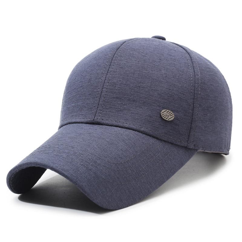 Middle-Aged Men's Baseball Cap Sun Hat Long Brim Cap Old Man Hat
