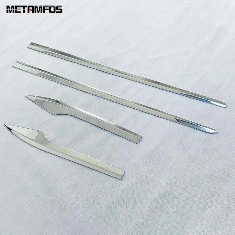 For Toyota Aqua 2024 Chrome Door Side Line Strip Body Skirt Molding Trim Sticker Exterior Accessories Car Styling