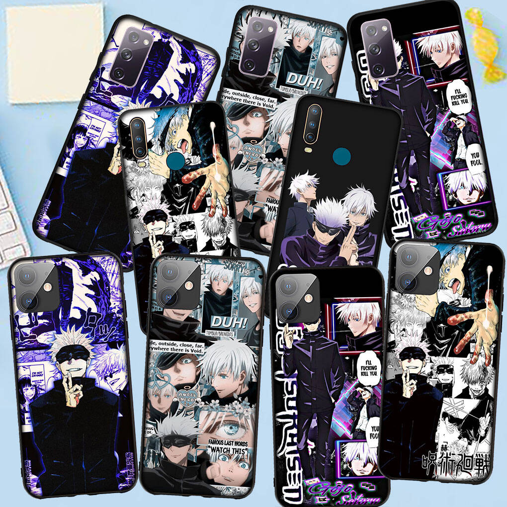 Phone Case for iPhone 17 16 15 Xiaomi Poco F8 F7 X7 X6 M8 C85 C75 C71 Redmi Note 14 13 12 11 Pro Max A4 14C 13C 15C Gojo Satoru Jujutsu Kaisen Anime