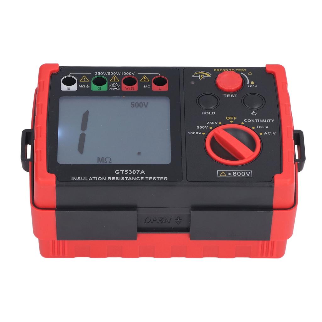 Digital Insulation Resistance Tester 250V 500V 1000V Megohmmeter Earth Ground Resistance Voltage