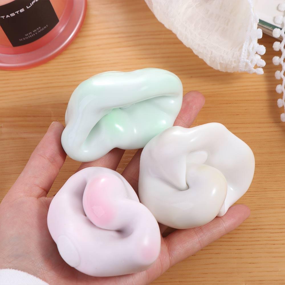 Shapeable Squeeze Toy Hand Made Ball Ice Skin Sticky Rice Funny Pinch Toy  Children Birthday Gift