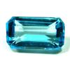 7 Ct Natural Emerald Shape Ocean Blue Aquamarine Certified Loose Gemstone A++