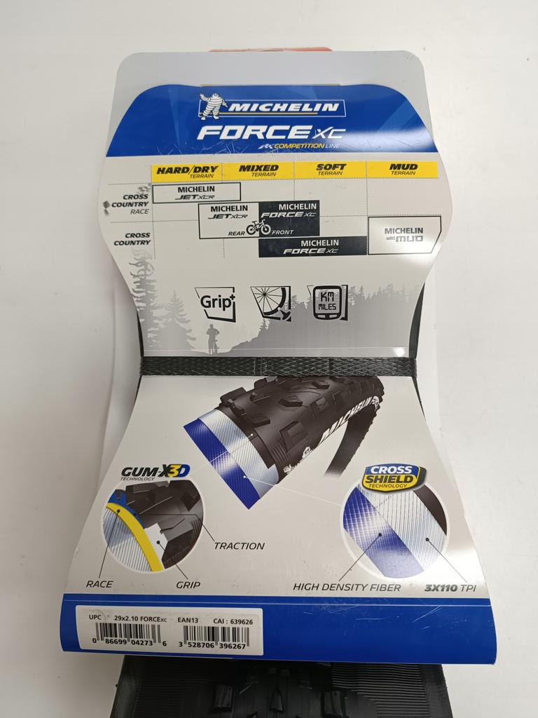 Opona Rowerowa Michelin Force Xc Ts Tlr 29X2.10 Bezdętkowa Zwijana