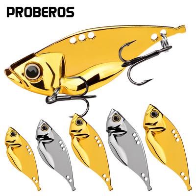 5g-20g Submerged VIB Lure Bait Gold / Silver Metal Sequin Road Sub False Bait Cockmouth Sea Bass Bionic Bait