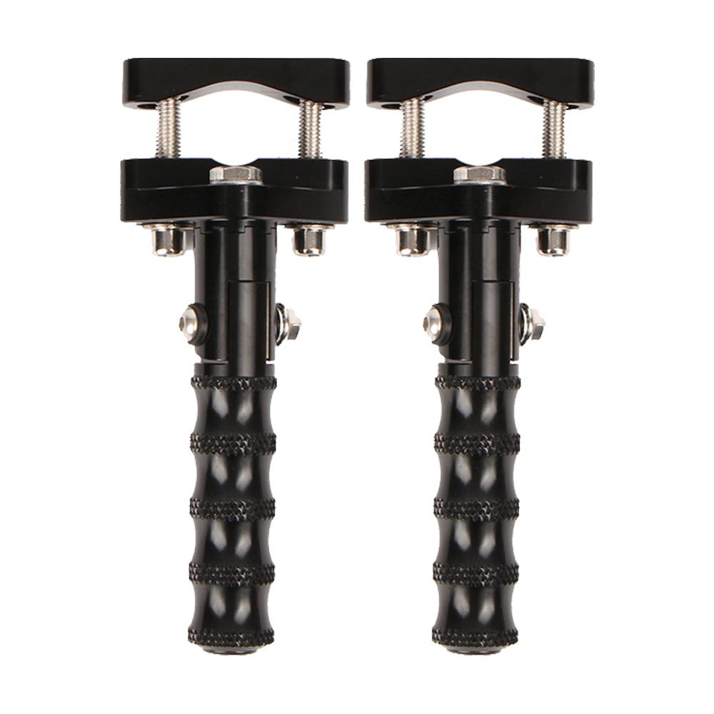 Motorcycle Footrests Highway Rotatable Folding Foot Pegs 22-28mm For BMW R1200GS ADV R1250GS LC F800R/S R1200R GSA S1000XR F900R чёрный