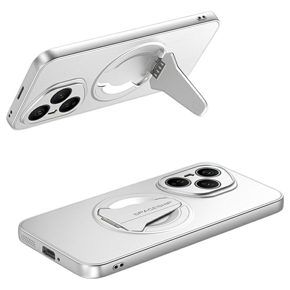 For Honor 400 Pro 5G (Global) Case Compatible with MagSafe Hidden Kickstand Skin-Feel Matte PC TPU Phone Back Cover