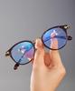 Lingkeonpeuleim Cumls01 Titanium Eyeglass Frame Havana