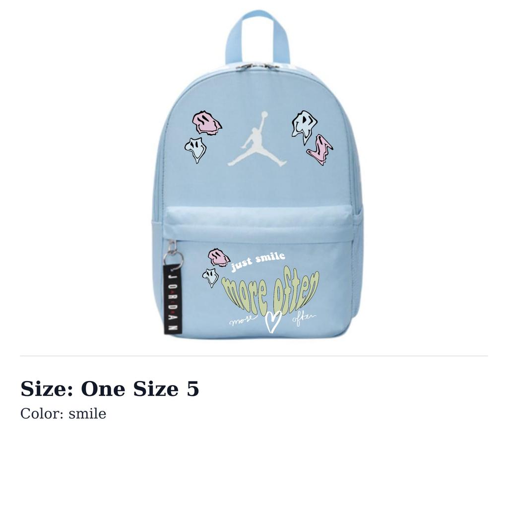Jordan Polyester Backpack Unisex Blue DV5304-411(team378-yinhua x1)