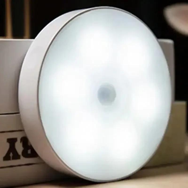 Motion Sensor Light Led USB NightLights Rechargeable Lamp for Bedroom Staircase Hallway Wardrobe Cupboard Lighting
