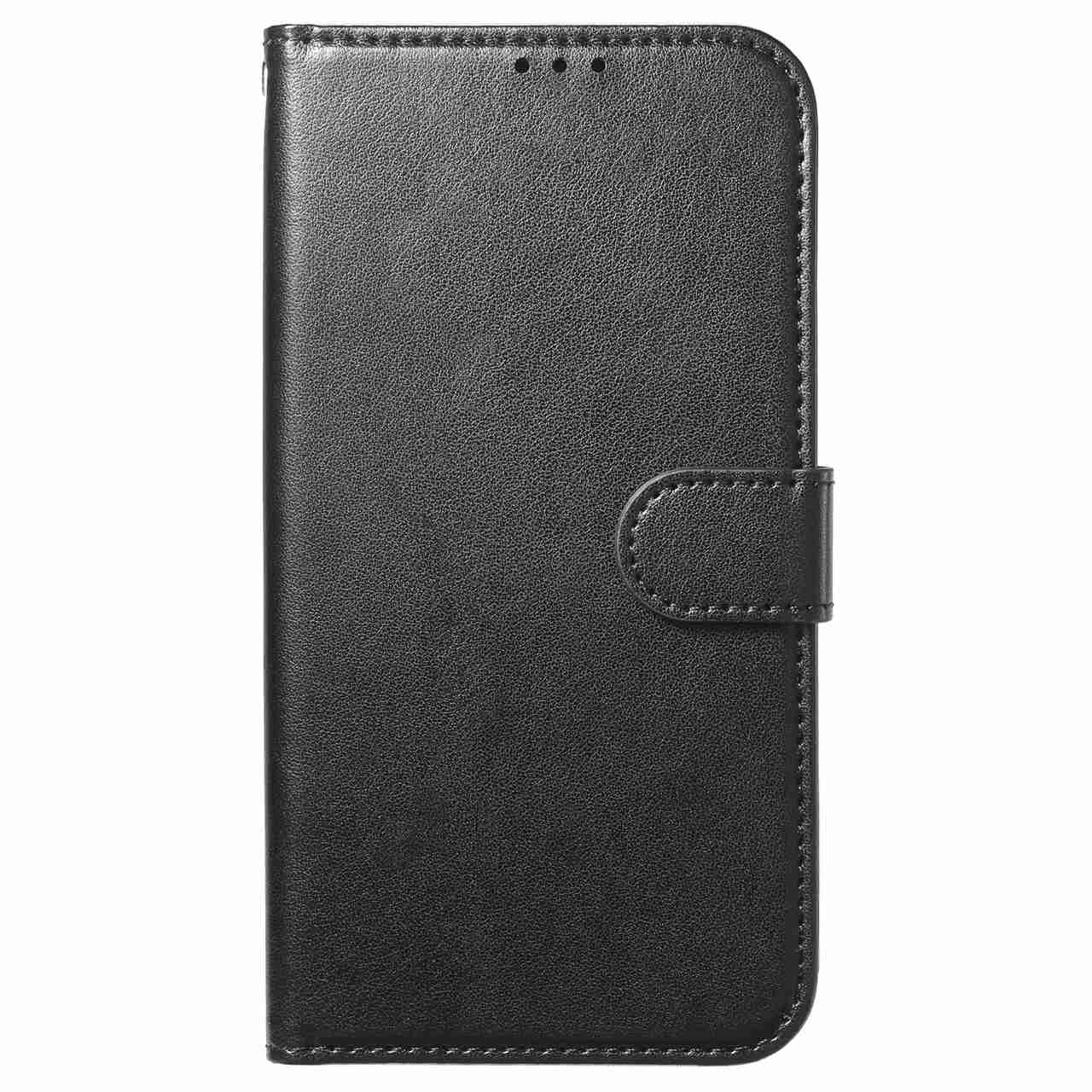 

Для Nokia C12 C2 C210 C22 C310 C32 G310 XR21... Чехол-кошелек из овечьей кожи, многоразовые отделения для карт и подставка, противоударный защитный чехол (10 цветов) Nokia C12 чёрный
