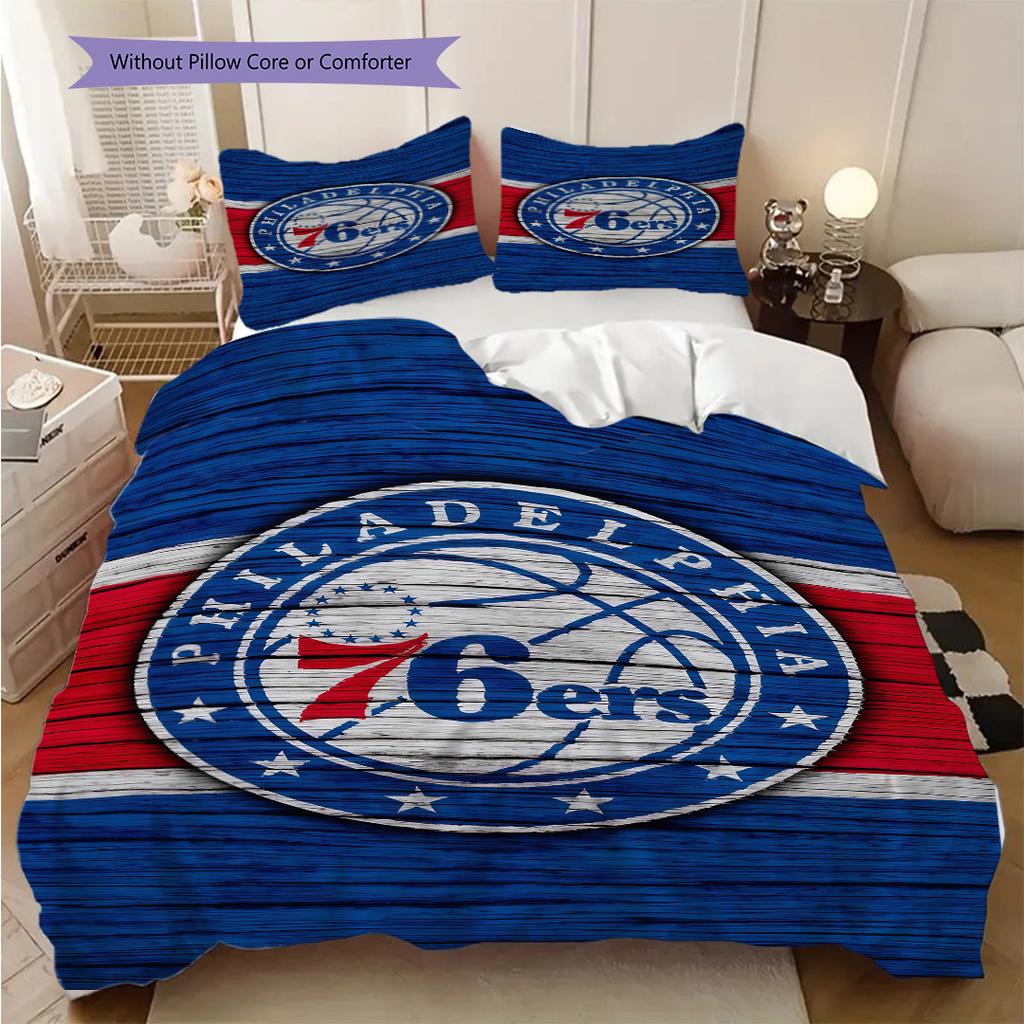 Philadelphia Ers National Emblem Bedding(1 * Duvet Cover + 2 * Pillowcase, Without core)Bedding Set Duvet Cover and Pillowcase