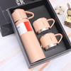 New stainless steel thermal insulation water cup business office straight cup handle cup lid gift water cup