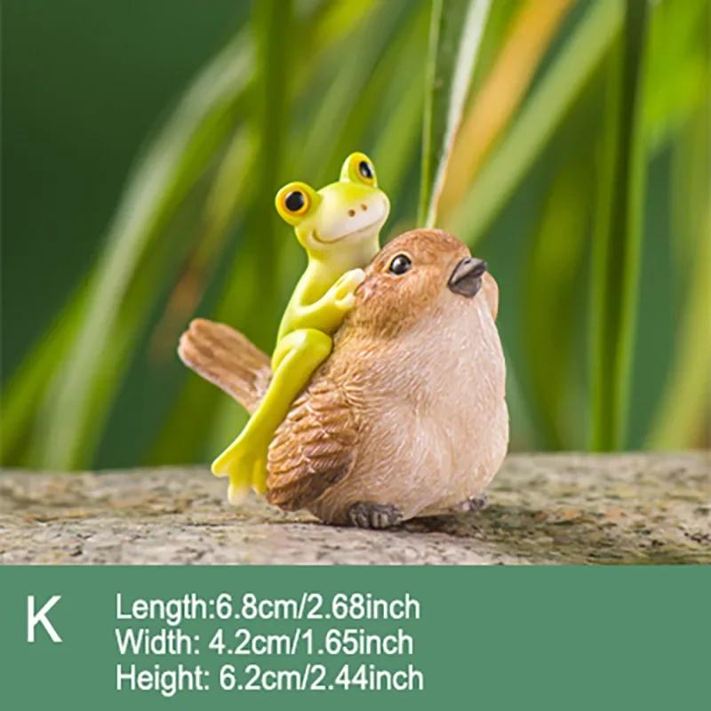 Lustige Froschfiguren aus Kunstharz für Innendekoration zu Hause, Badezimmer-Innendekorationszubehör, personalisiertes Geschenkobjekt, Gartendekor