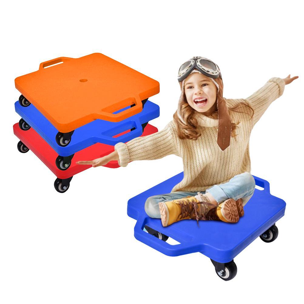 Outdoor Fitness Balance Board Roller Board with Handles Scooter Board Roller Board for Children Teenagers and Adults
