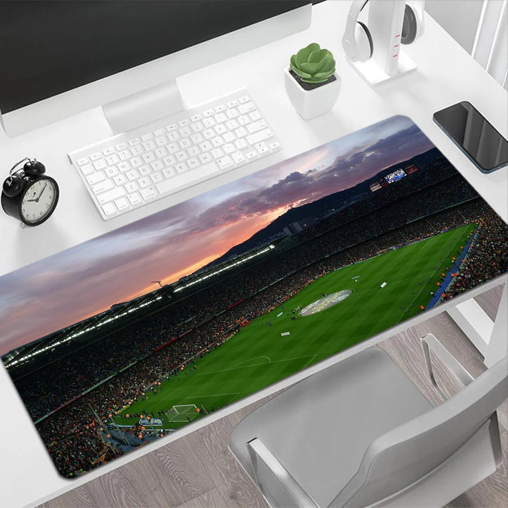 Football Player Celebration Large Mouse Pad Keyboard Mat Computer Desk Keyboard Mat Non-Slip Rubber Base Office and Gaming Desk Decoration