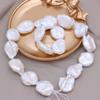 1String, 18×20-20×22mm Baroque Natural Freshwater Irregular Pearls 36cm Loose Beads for Handmade Jewelry Craft Supplies, DIY Holiday Gifts