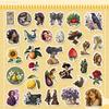 50 Nordic Style Retro Stickers Pack Mobile Phone Water Cup Waterproof Decorative Stickers Children's Hand Account Stickers