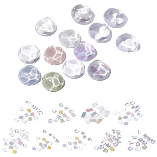 40Pcs Polish Color Display Card Fade-Resistant Reusable Lightweight Good Clear Nail Gel Gadget Supplies