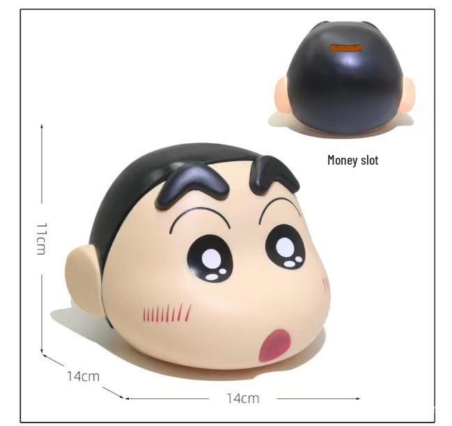 

Крейн Шин-чан Копилка: Креативное мультяшное украшение для кофейного столика или прихожей, идеальный милый подарок