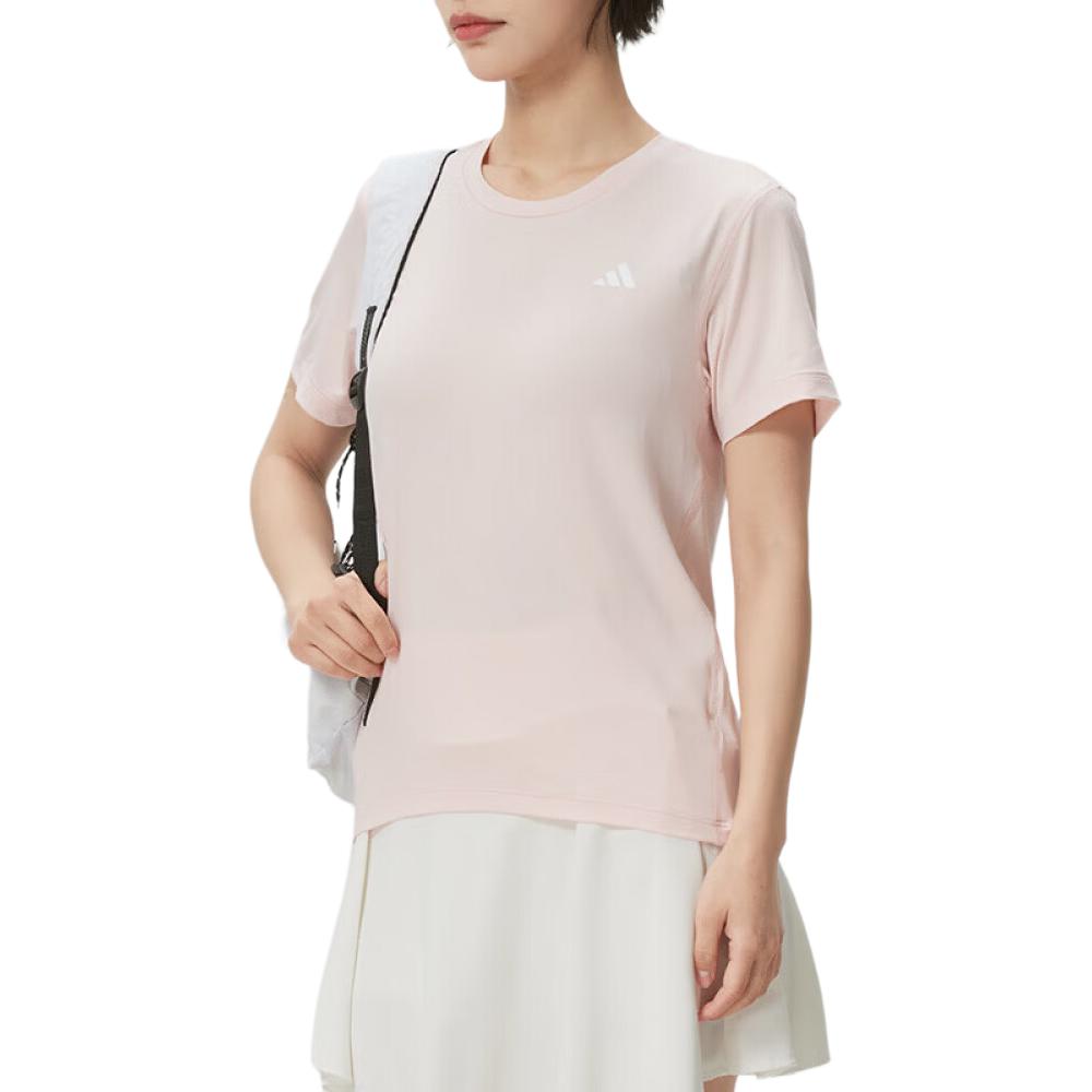 Adidas Outdoor Comfortable Breathable Casual Running Sports Training Short Sleeve T-Shirt Women tops KU8738