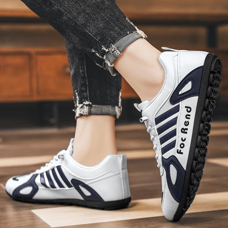 Spring Men's Loafers Outdoor Waterproof Non-slip Comfortable Flat Sneakers Fashion Versatile Slip-on Casual Driving Shoes