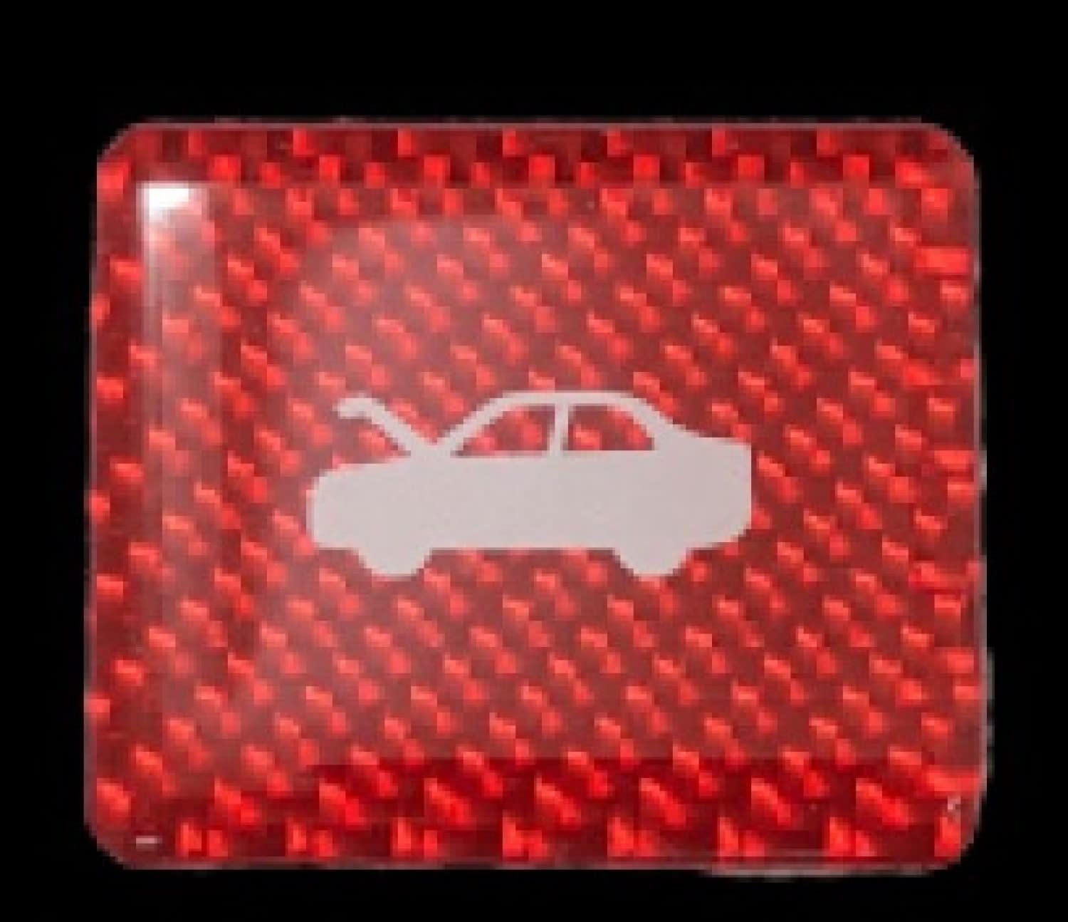 

HASEPRO Magical Carbon NEO Bonnet Opener Emblem TYPE A Red Vertical approx. 33mm/Horizontal approx. 38,5mm красный