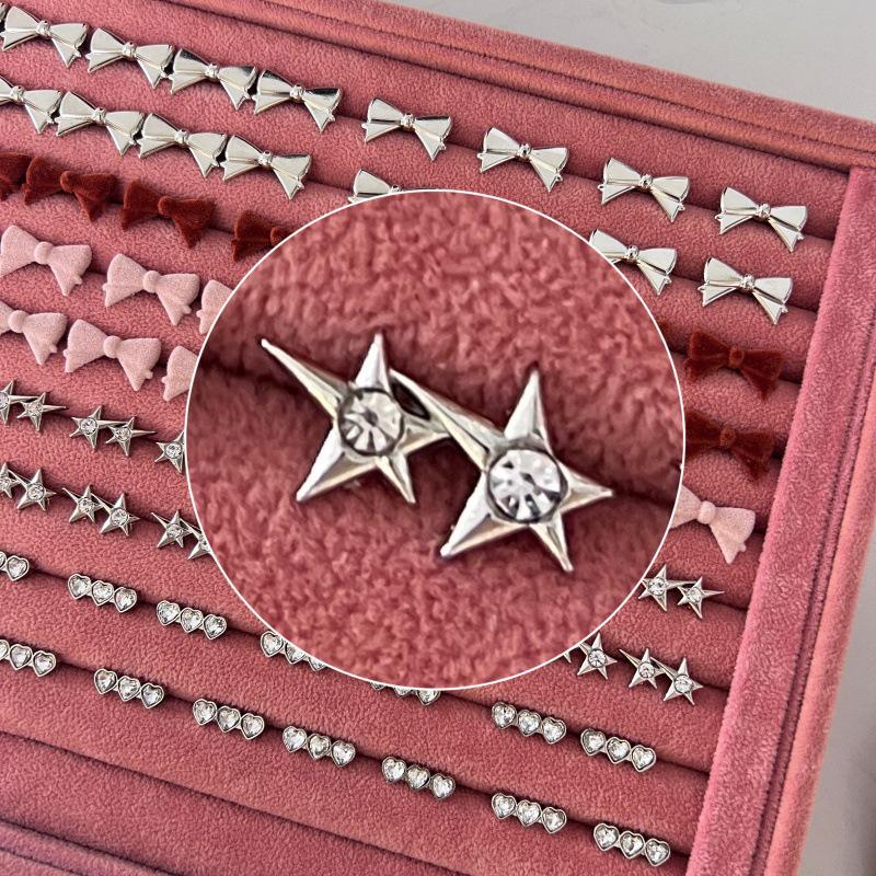 Jennie-Style GM Cat-Eye Sunglasses with Interchangeable Accessories – Retro, High-End, UV-Protected Summer Shades