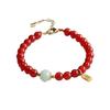 2026 Ximang Red Agate Bracelet Jade Pumpkin Beads New Chinese Live Welfare S4061202