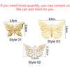 20/30Pcs Butterfly Filigree Wraps Metal Charm Pendant Connectors Crafts for DIY Jewelry Making Accessories Supplies