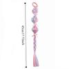 2PCS Colorful Children's Wig Braids Handmade Colorful Braided Hair Ties Wig Ponytail  Cosplay Use