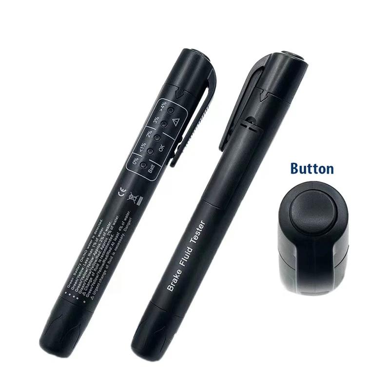 Auto Liquid Testing Brake Fluid Tester Pen for DOT3/DOT4 Diagnostic Tools 5 LED Accurate Electronic Pen Oil Test Car Accessories