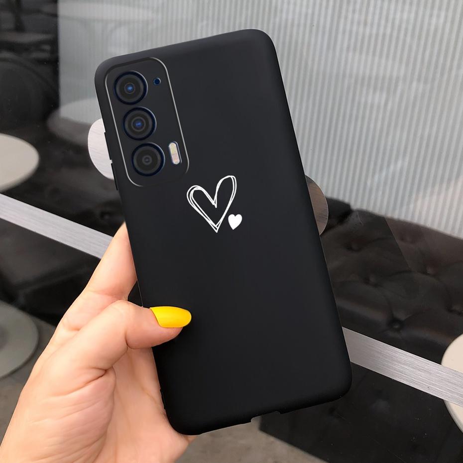 Silicon Case For Motorola Edge (2021) / Edge 5G UW (2021) Fashion Sunflower Daisy Pattern Soft Phone Cases For Edge 2021 XT2141
