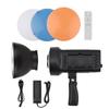 150W COB Studio Light LED Video Light Photography Light 5500K Color Temperature CRI 96 Dimmable Brightness 0%-100% with Color Filters Remote Control N