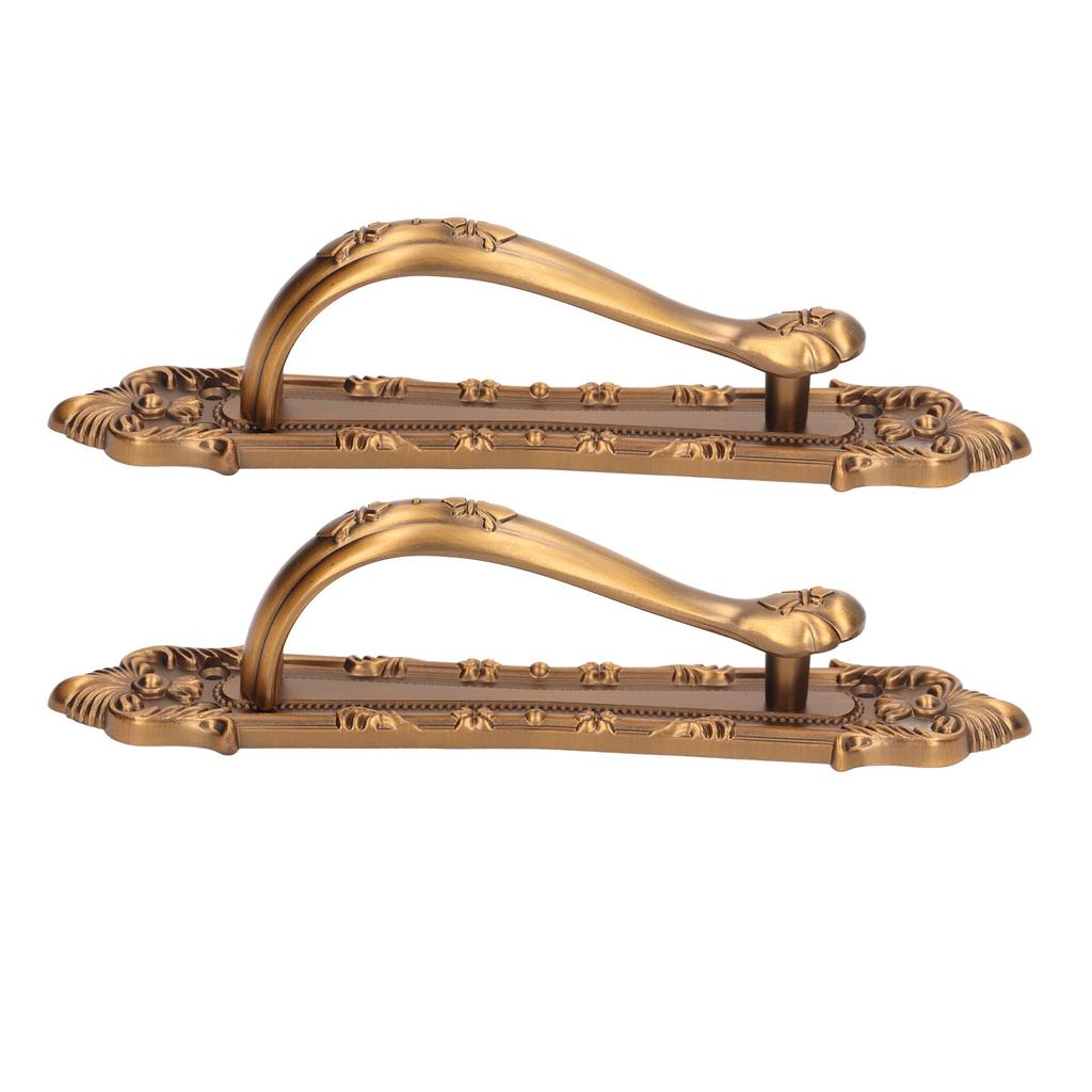 2 Set Sliding Barn Door Handles and Pulls Aluminum Alloy Bronze Pull Handle for Sliding Doors Gates