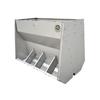 Free Shipping Stainless Steel Double-Sided Pig Feeder Trough for Piglets and Fertilizer.