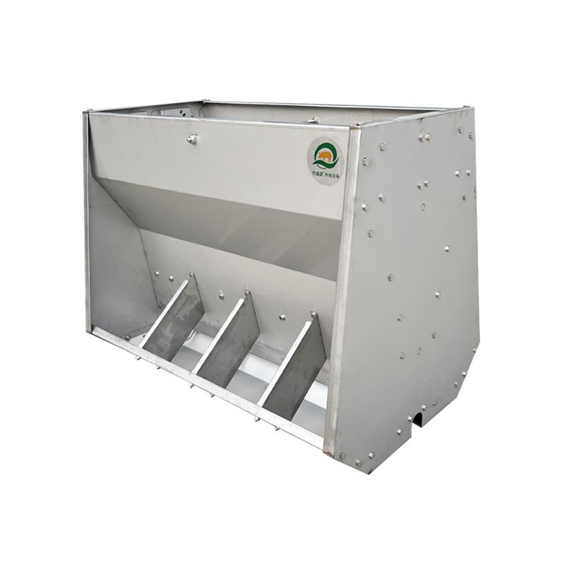 Free Shipping Stainless Steel Double-Sided Pig Feeder Trough for Piglets and Fertilizer.