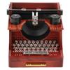 Mini Vintage Style Creative Retro Typewriter Clockwork Music Box Gift Table Decoration
