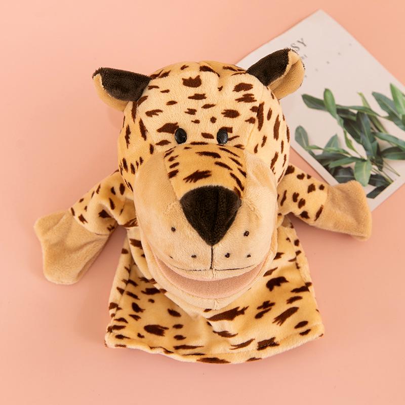 Interactive Animal Hand Puppet for Storytelling - Plush Toy with Movable Mouth