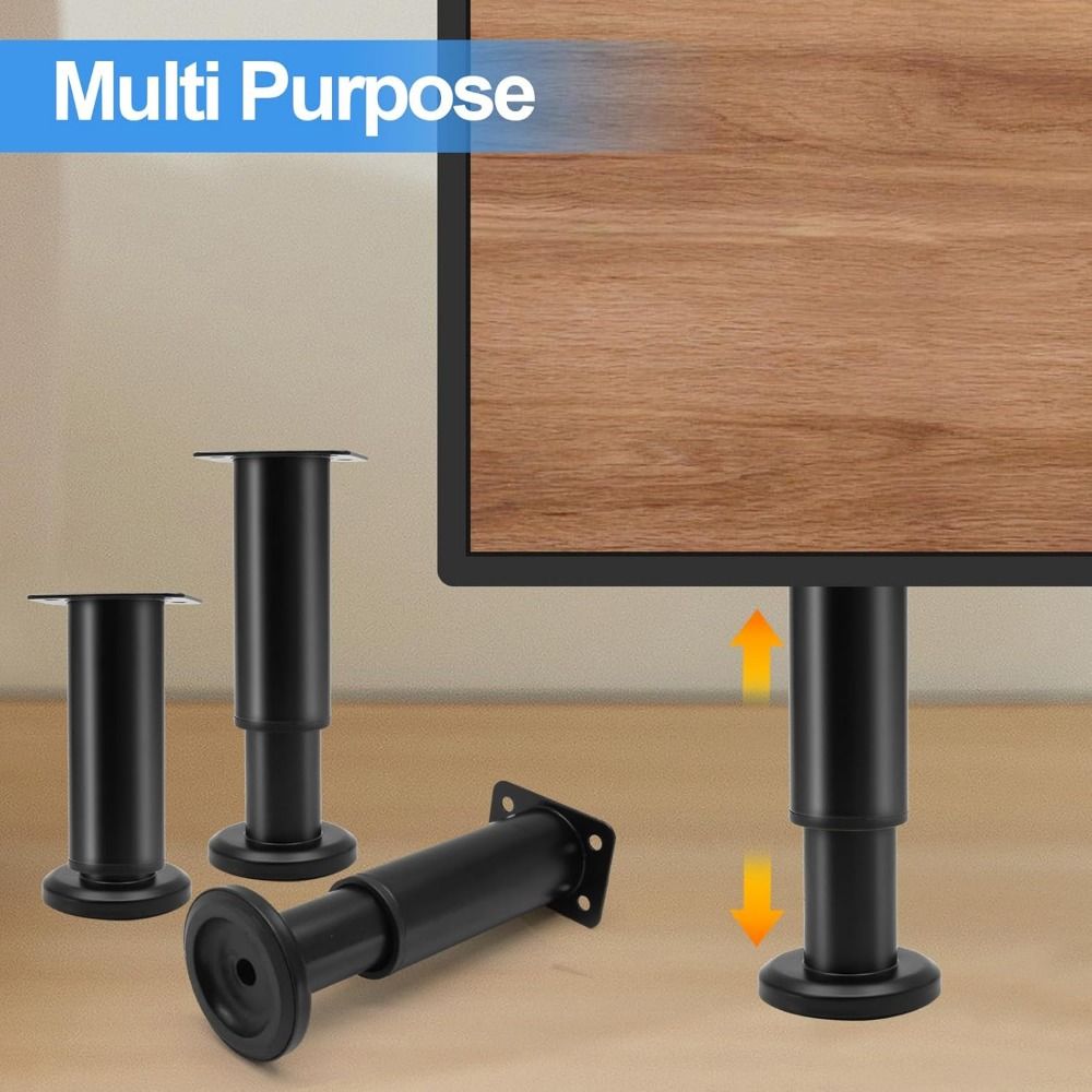 Adjustable Height Furniture Support Legs Heavy-Duty Bed Beam Support Leg  Bed Bottom